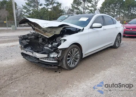 2017 Genesis G80 3.8 z USA, uszkodzony, nr VIN KMHGN4JE3HU205829